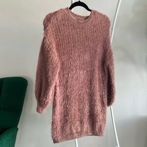 Mauve dress, soft material